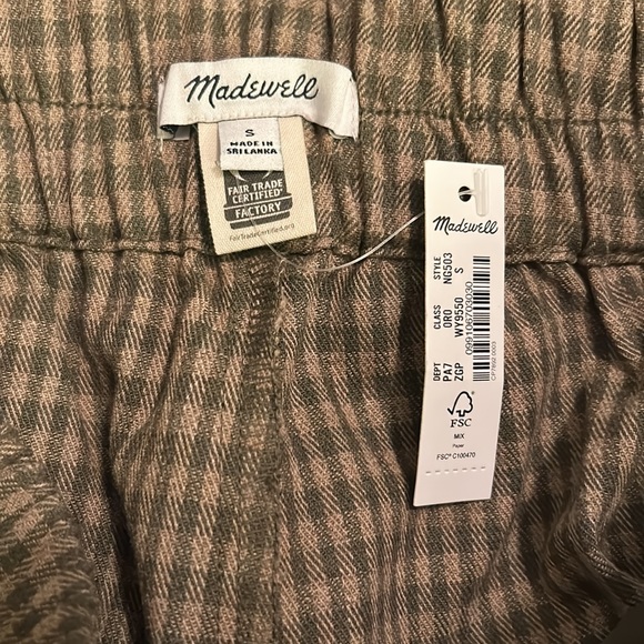 NWT Madewell Huston Tapered Cuffed Pull On Pants - Picture 6 of 9